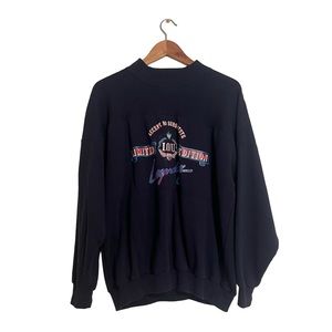 vintage 90s IOU mock neck sweatshirt